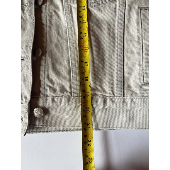 Madewell Trucker Cropped Denim Jacket Women's M  Classic Jean‎ Glenrich Wash NWT - Picture 10 of 10